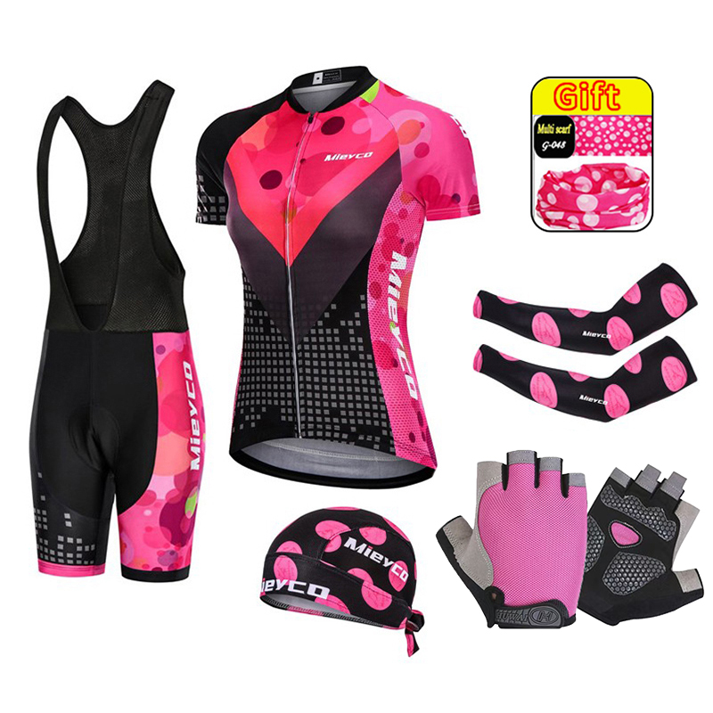 Mountain Biking Outfit - Damski strój kolarski górski, strój drużynowy