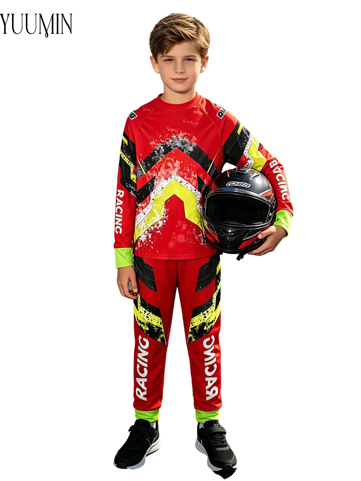 Mountain Biking Outfit - Dziecięcy strój do jazdy konnej z