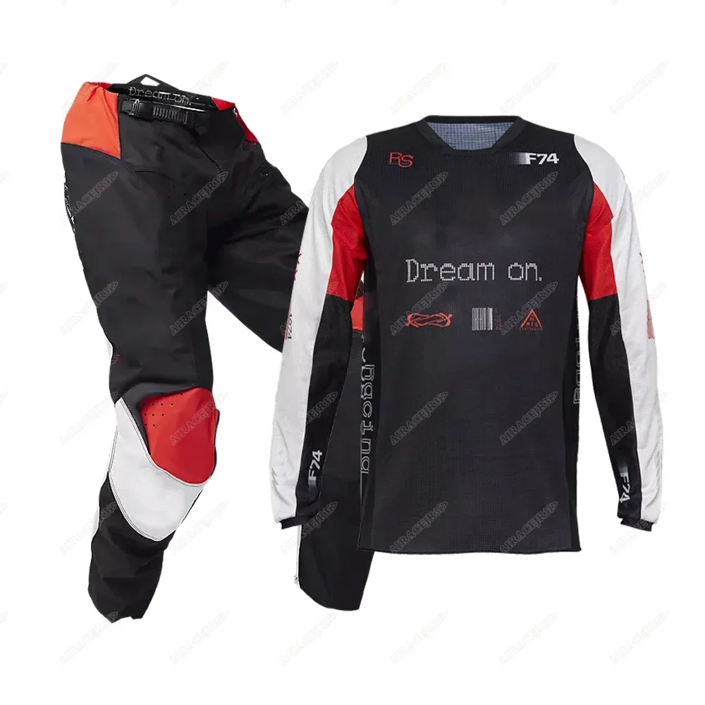 Mountain Biking Outfit - Zestaw odzieży wyścigowej: koszulka i spodnie,