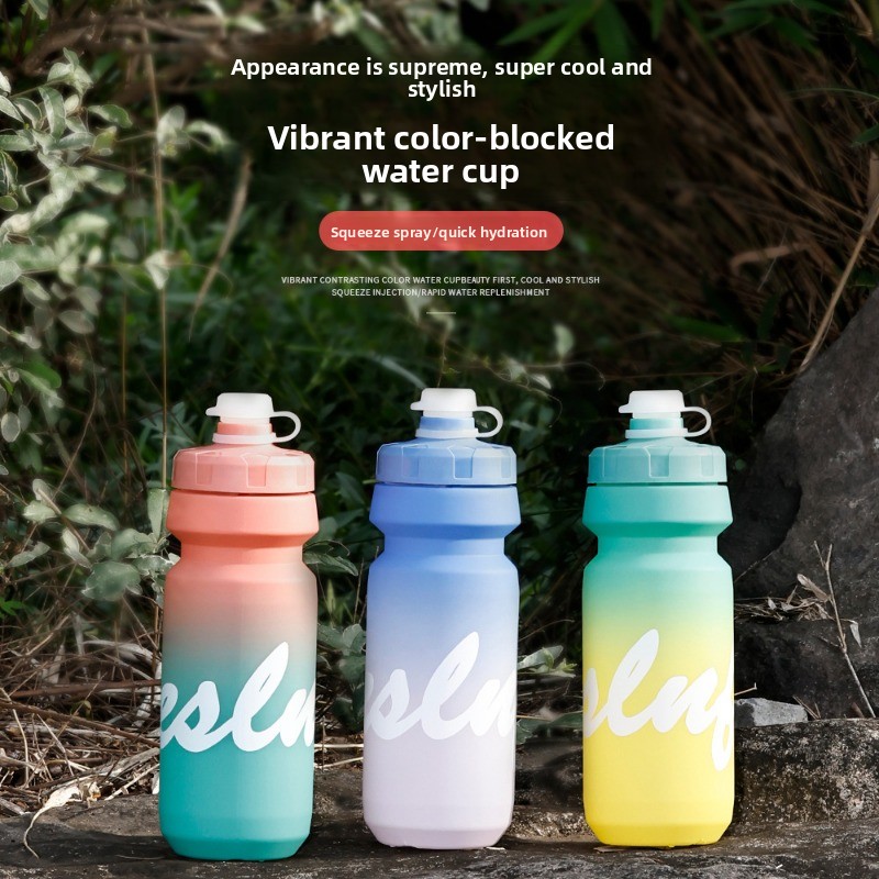 Mountain Biking For Fitness - Bidon rowerowy 650ml na kierownicę, butelka