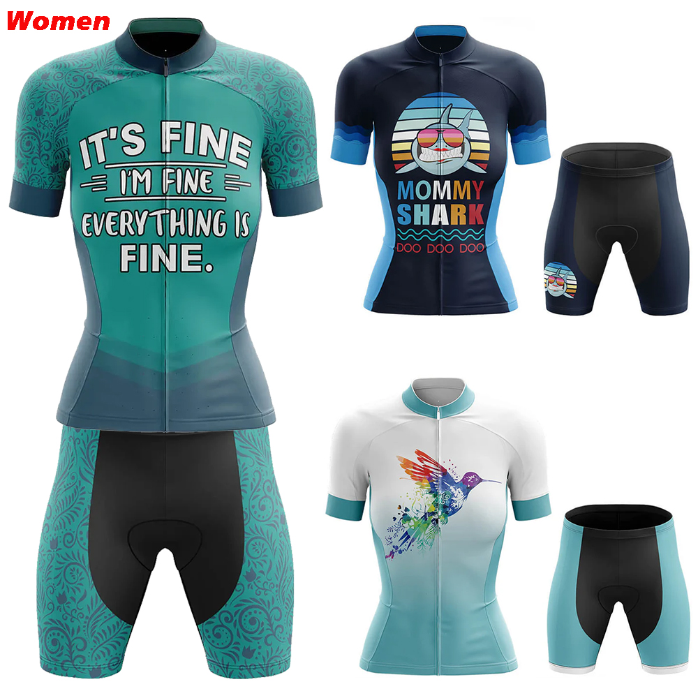 Mountain Biking Outfit - Damski strój kolarski z poliestru \