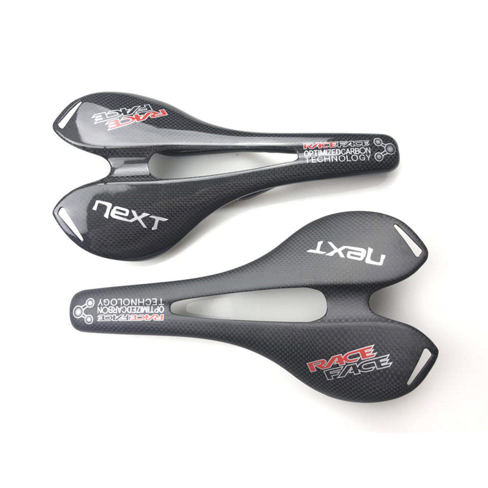 Mtb Saddle Lightweight - Twarz wyścigowa następne pełne włókno węglowe