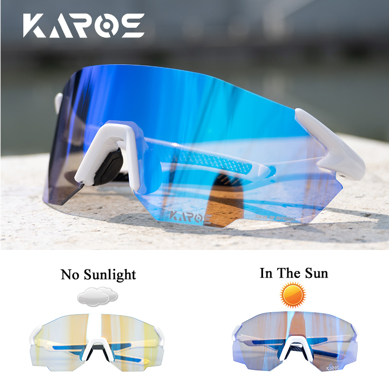 Mountain Biking Goggles - Okulary rowerowe fotochromowe KAROS, okulary sportowe