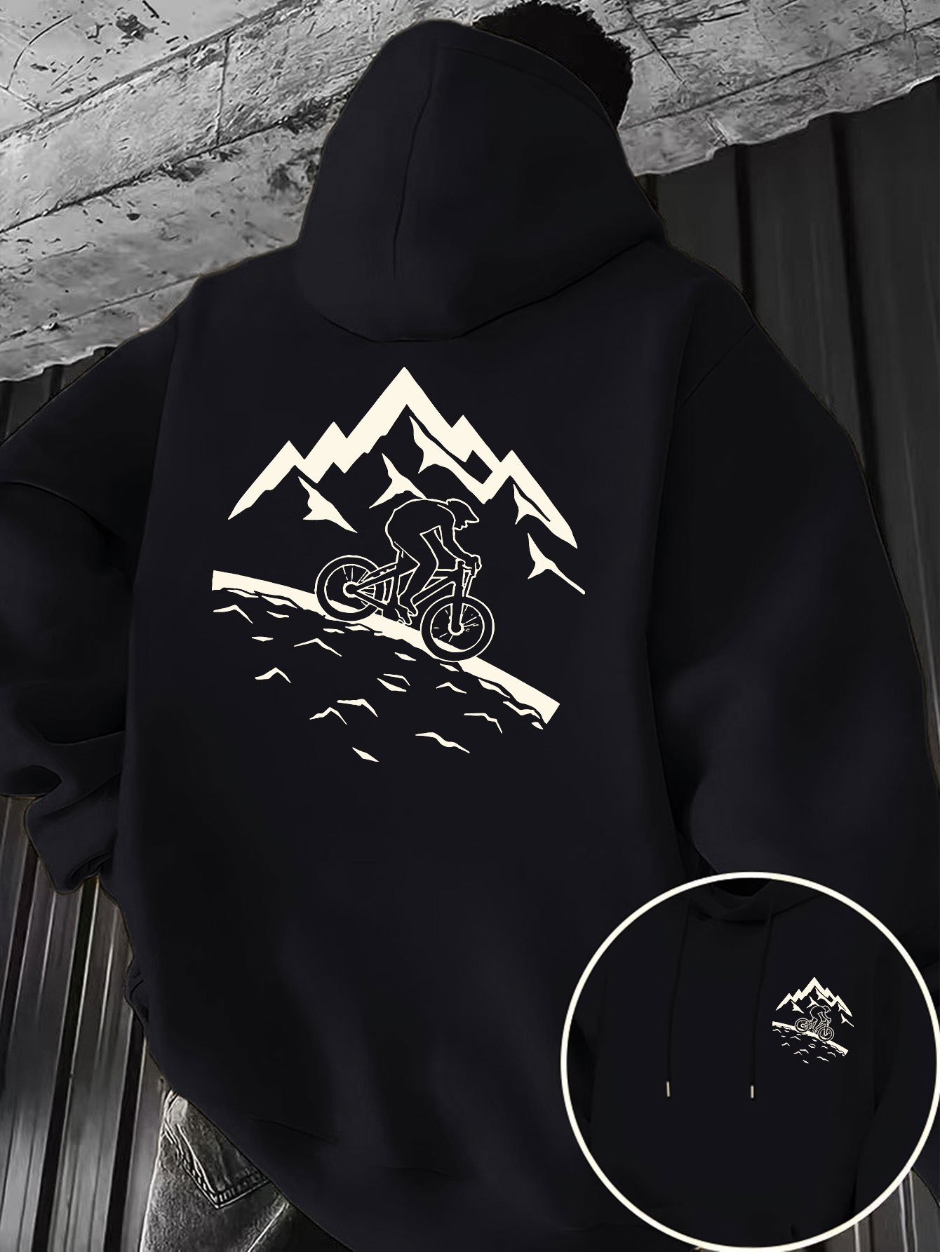 Mountain Biking Outfit - Nowa męska bluza z kapturem z
