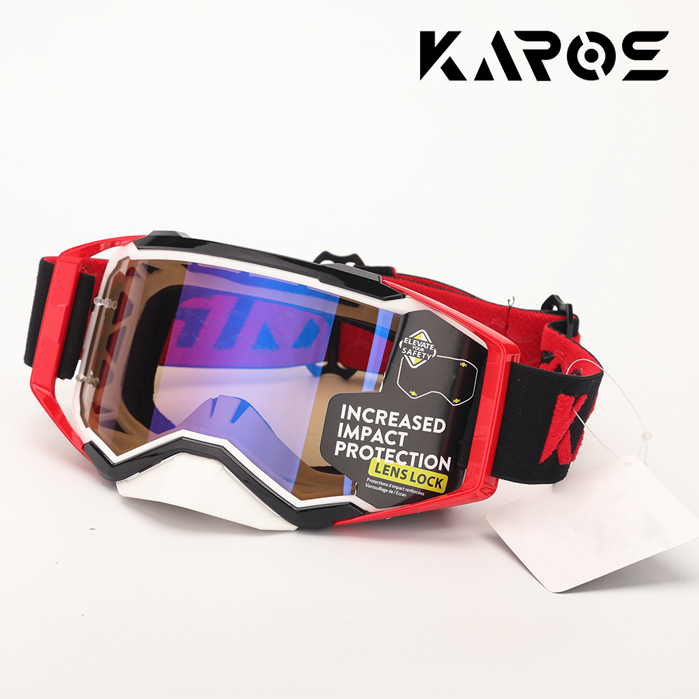 Okulary Motocrossowe Karos UV4 – Mountain Biking Goggles recenzja i cena