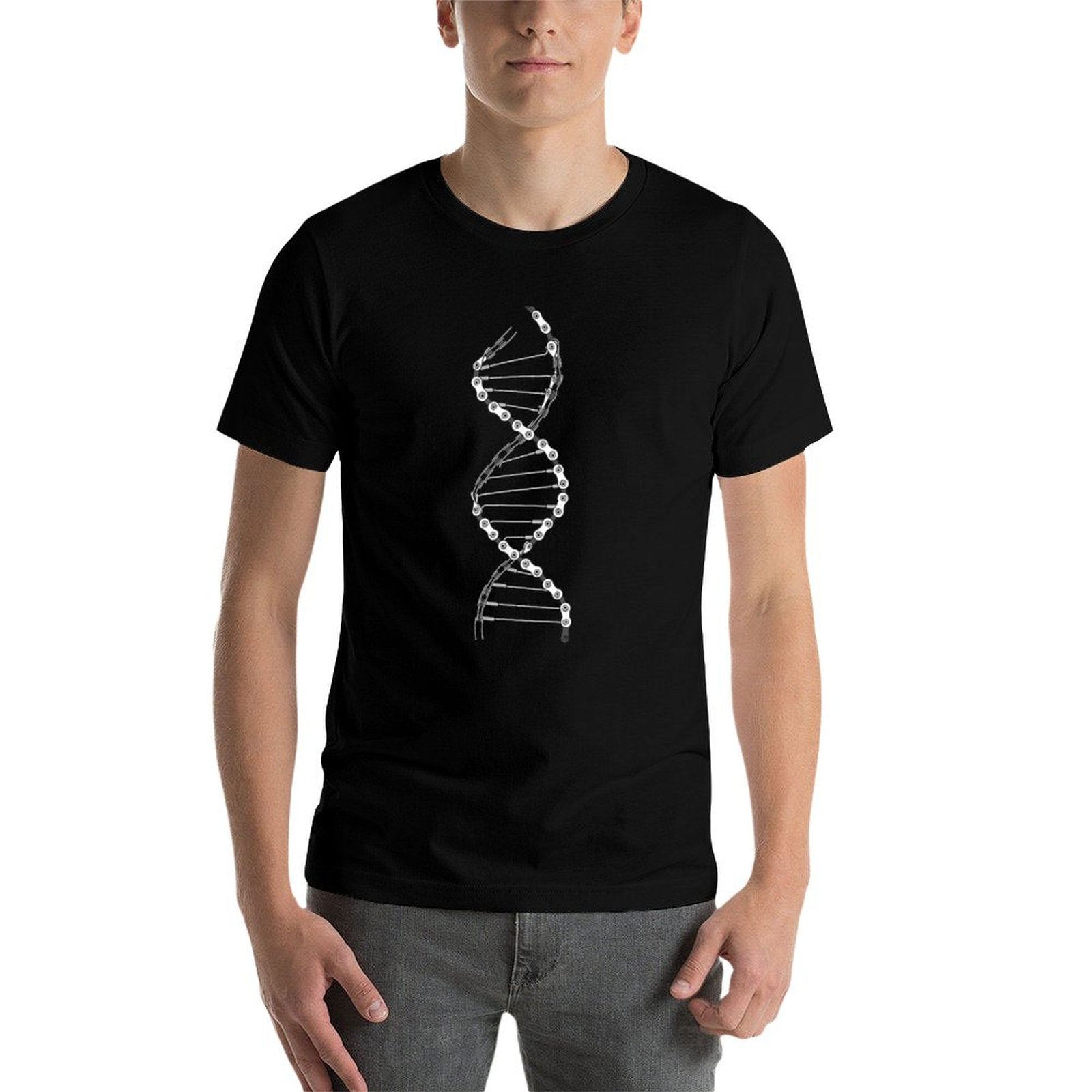 Zabawna koszulka z motywem DNA – Mountain Biking Outfit recenzja i cena